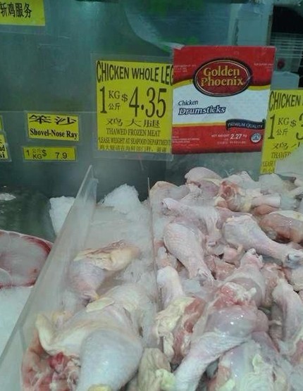 一公斤鸡大腿大概是20元人民币。