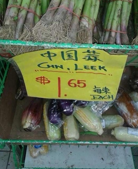 从中国进口的大蒜。