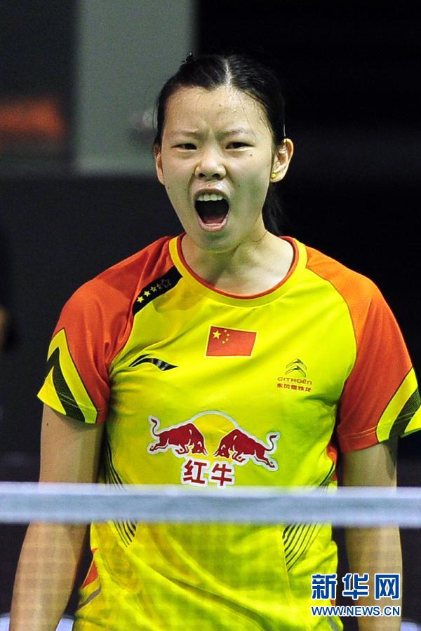 （体育）（1）羽毛球&mdash;&mdash;新加坡公开赛：李雪芮晋级决赛