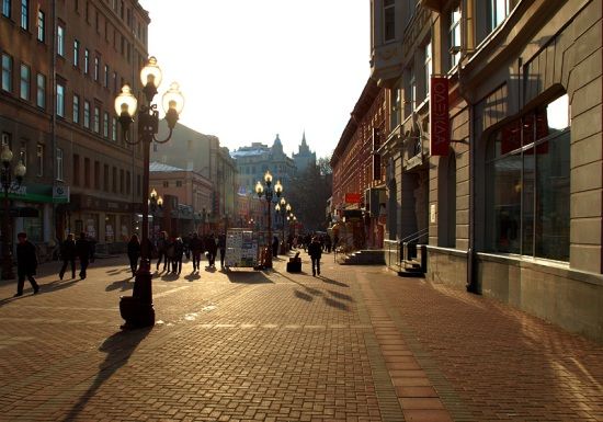 俄罗斯莫斯科市阿尔巴特大街(Arbat Street)