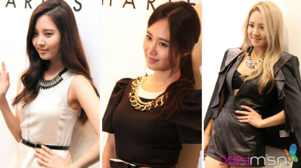 韩国女子天团少女时代闪现乌节路出席商家活动