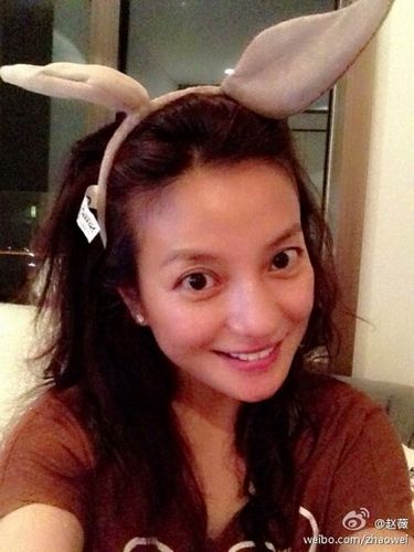 赵薇否认怀孕称正减肥欲学王菲瘦成名片(图)