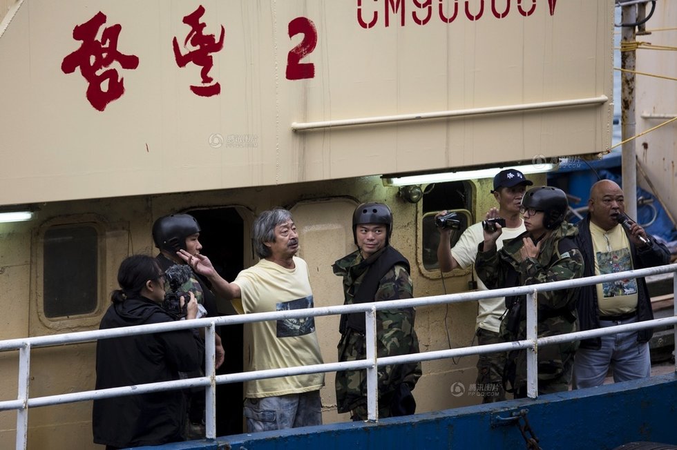 香港保钓船欲出海保钓被警方缉拿