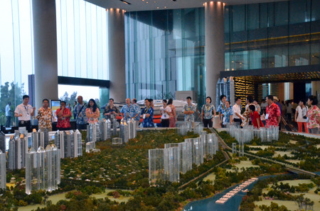 博鳌金湾置业顾问讲解沙盘