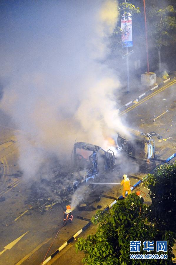 （国际）（3）新加坡印度族群居住地发生骚乱