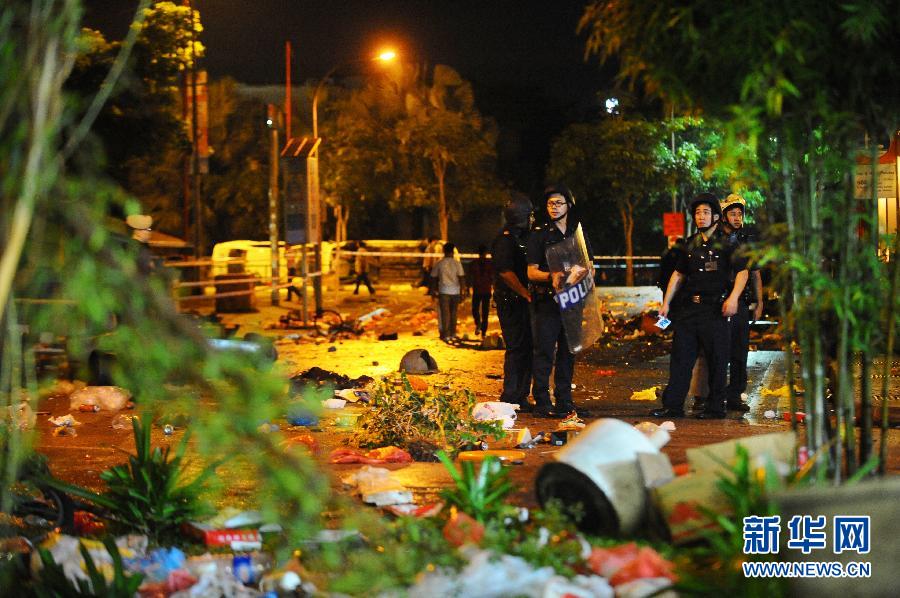 （国际）（4）新加坡印度族群居住地发生骚乱