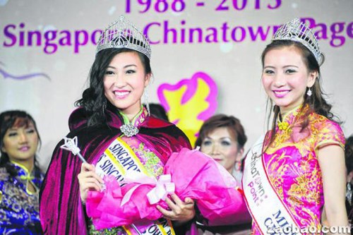 新加坡首办“华裔夫人”选美让已婚妇女圆梦(图)