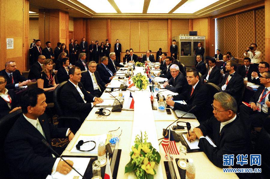 （XHDW）（1）跨太平洋伙伴关系协定部长级会议在新加坡举行