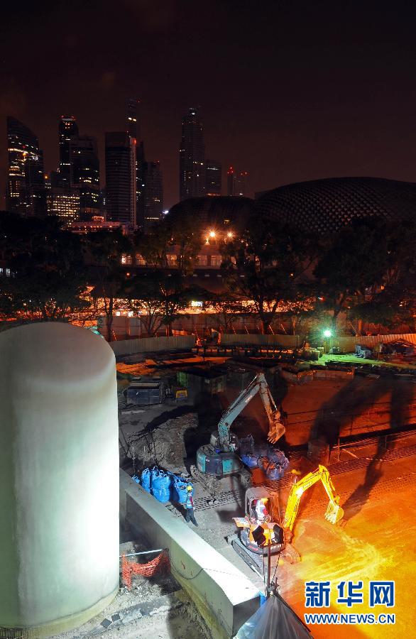 （国际）（4）新加坡举行&ldquo;地球一小时&rdquo;活动