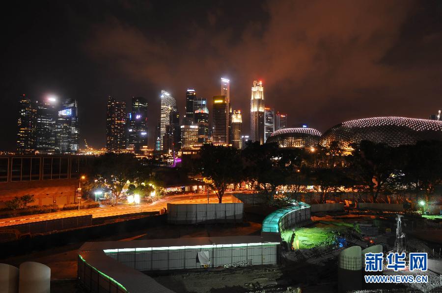 （国际）（5）新加坡举行&ldquo;地球一小时&rdquo;活动