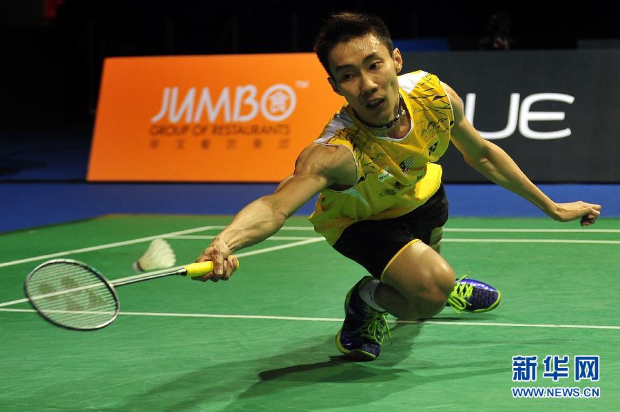 （体育）（1）羽毛球&mdash;&mdash;新加坡公开赛：李宗伟获得亚军