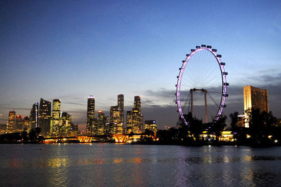 新加坡绝色夜景 值得打飞的去看