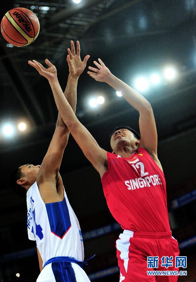 （体育）（3）篮球——男篮亚洲杯：菲律宾胜新加坡
