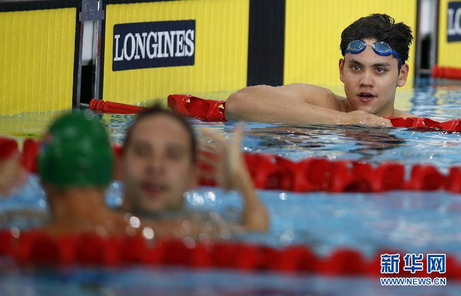 （XHDW）（体育）（1）游泳——新加坡选手斯库林获英联邦运动会男子50米蝶泳第七名