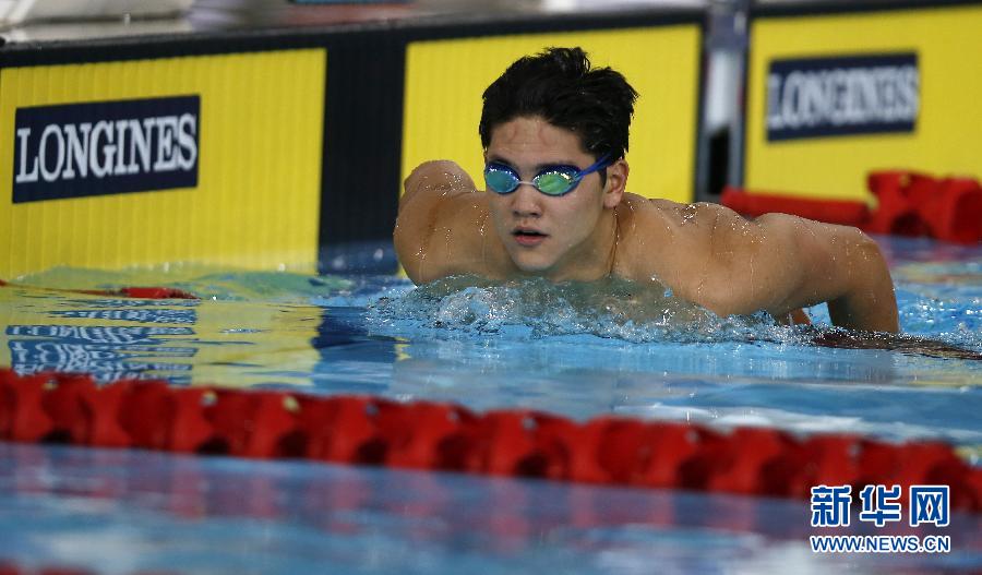 （XHDW）（体育）（2）游泳——新加坡选手斯库林获英联邦运动会男子50米蝶泳第七名
