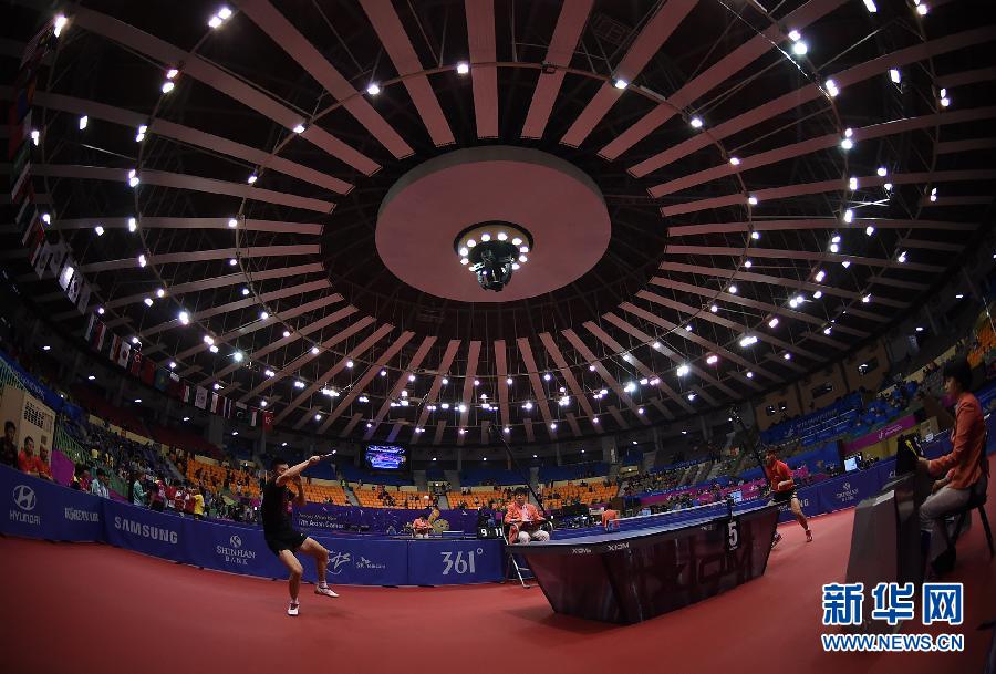 （亚运会）（2）乒乓球——男子团体：中国队胜新加坡队