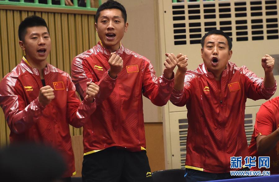 （亚运会）（6）乒乓球——男子团体：中国队胜新加坡队