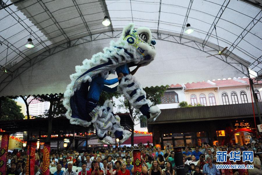（XHDW）（2）新加坡举行狮王争霸邀请赛 庆祝农历新年