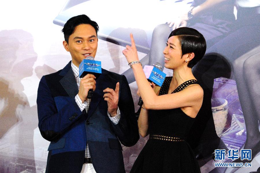 （晚报）（2）电影版《冲上云霄》两位演员出席新加坡首映礼