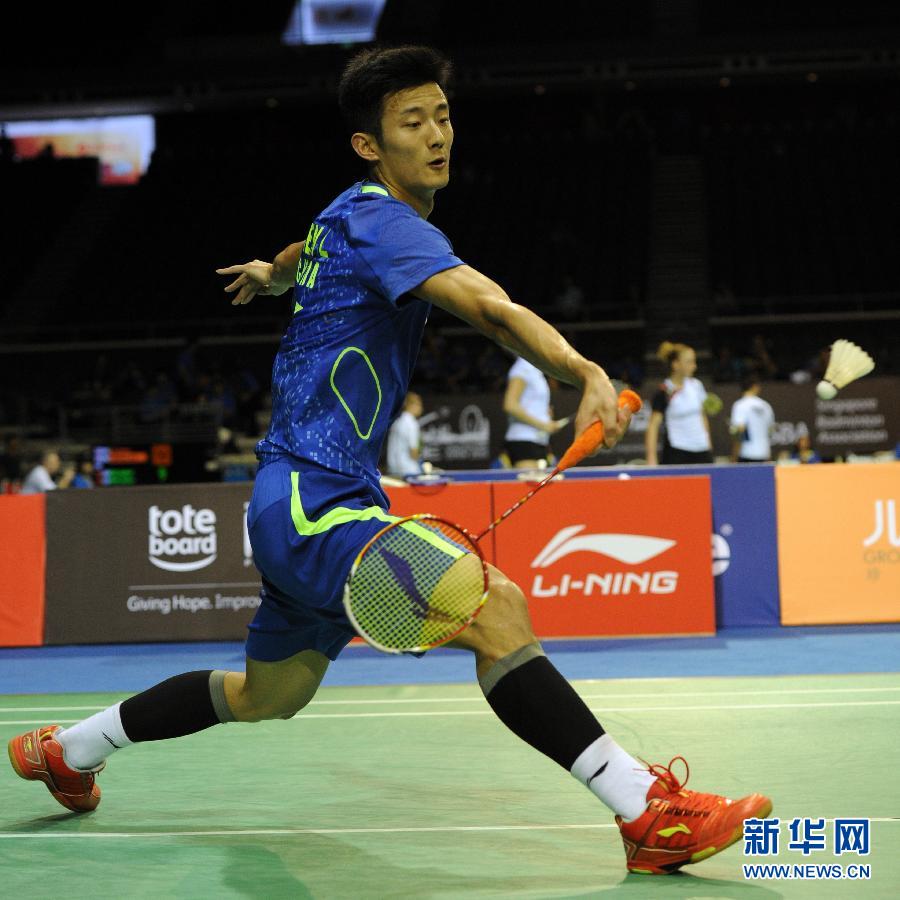 （体育）（3）羽毛球——新加坡公开赛：谌龙男单晋级