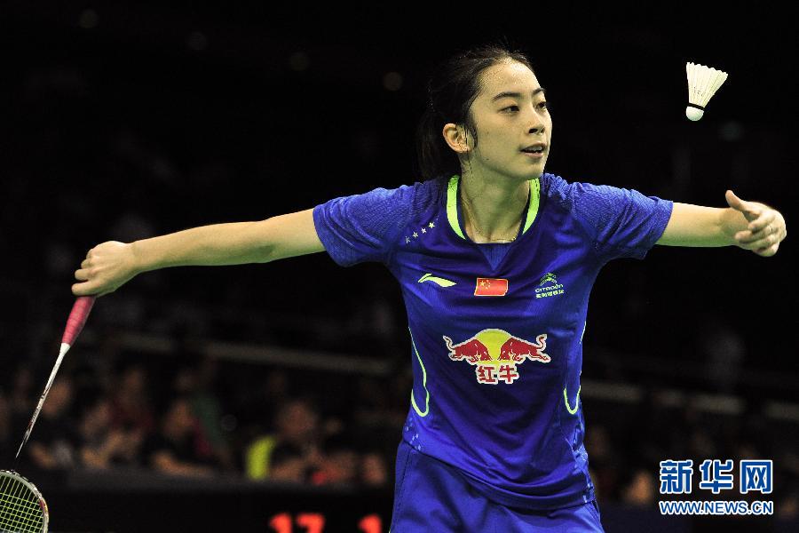 （体育）（1）羽毛球&mdash;&mdash;新加坡公开赛：王适娴晋级八强