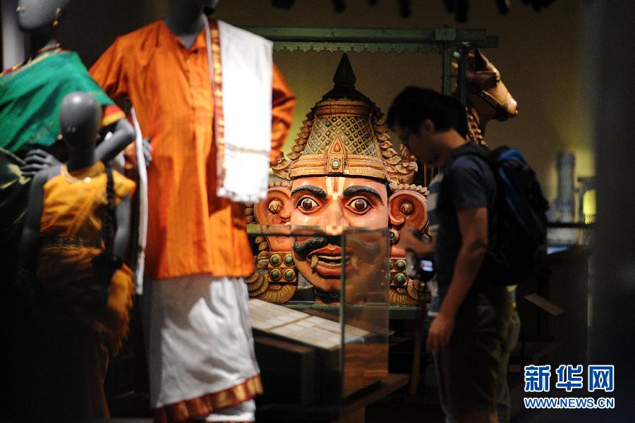 （国际）（1）新加坡印度文化中心举行媒体预展