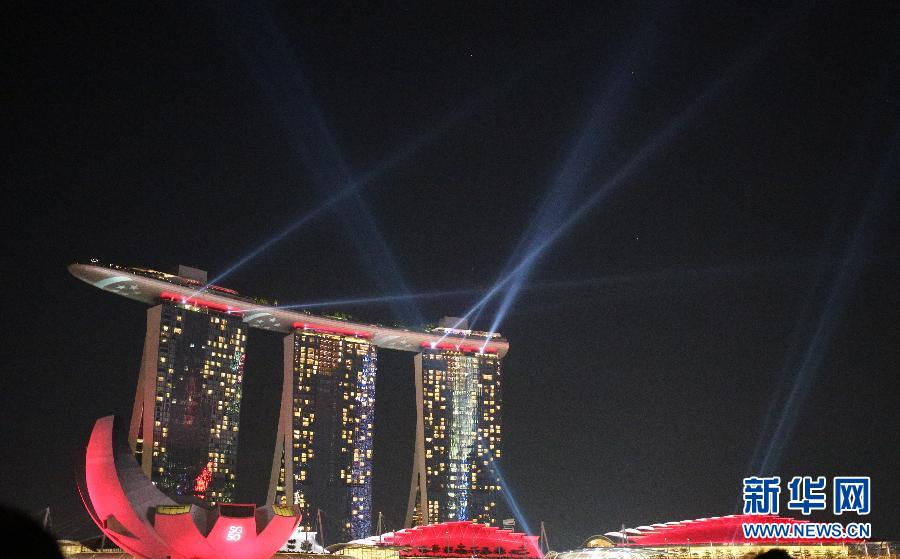 （国际）（2）新加坡举行金禧国庆庆典预演