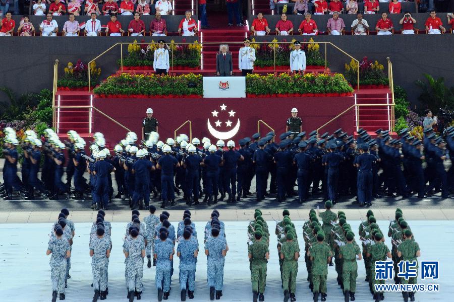 （国际）（2）新加坡举行金禧国庆庆典