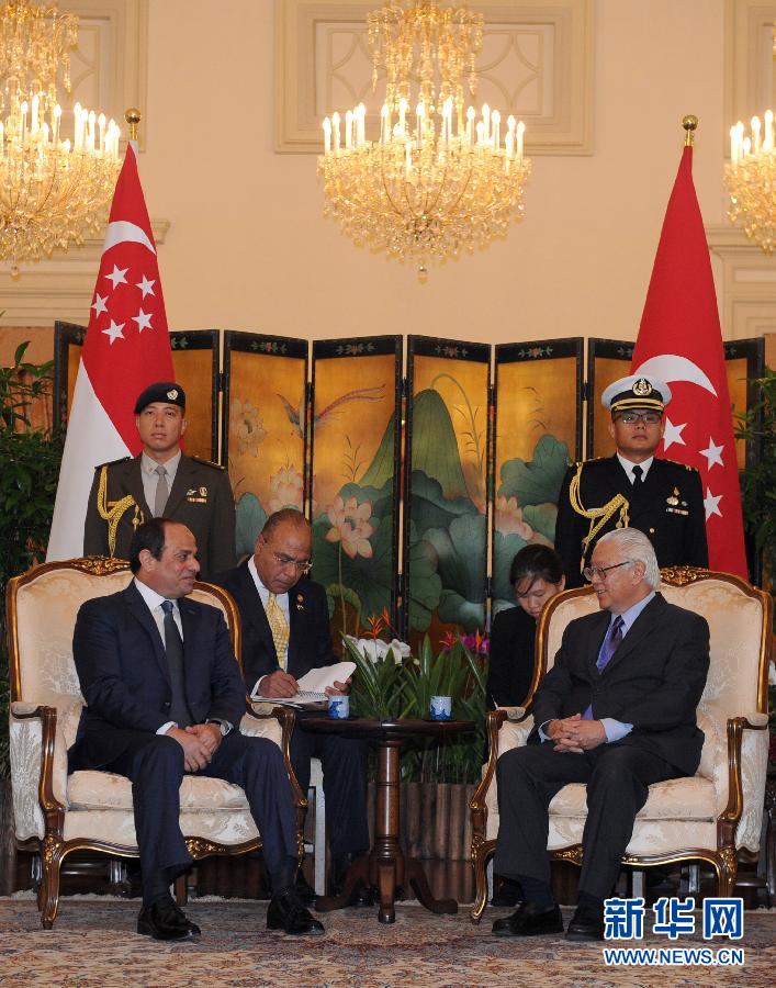 （XHDW）（1）埃及总统塞西访问新加坡