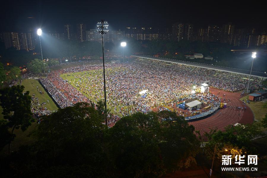 （XHDW）（2）新加坡在野党工人党举行最后一场群众大会