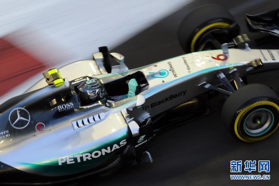 （体育）（2）赛车&mdash;&mdash;F1新加坡站大奖赛第三轮练习赛