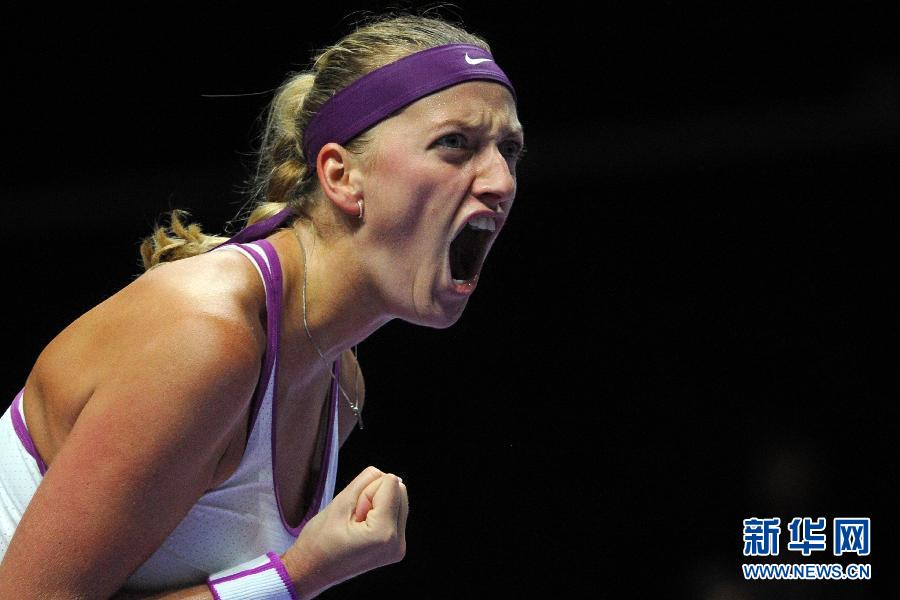 （体育）（1）网球&mdash;&mdash;WTA年终总决赛：科维托娃战胜萨法洛娃