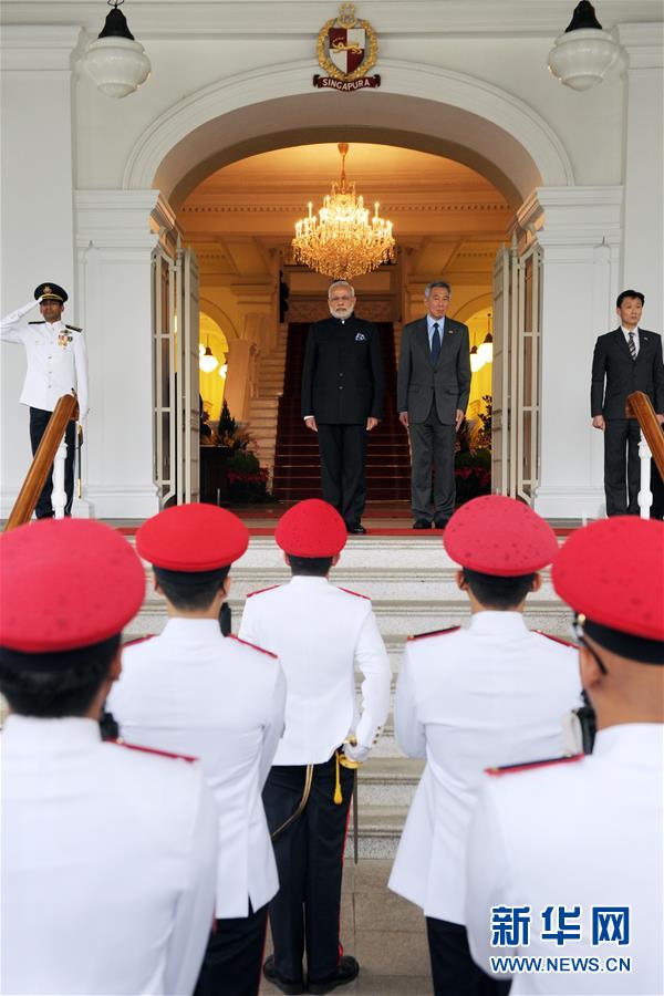 （国际）（4）印度总理莫迪访问新加坡