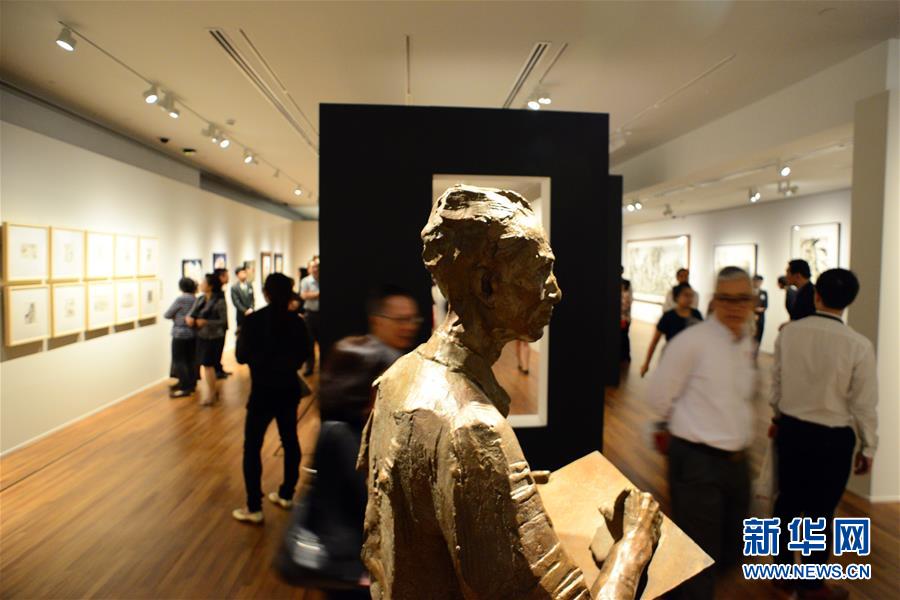 （国际）（2）吴冠中画展在新加坡国家美术馆开展