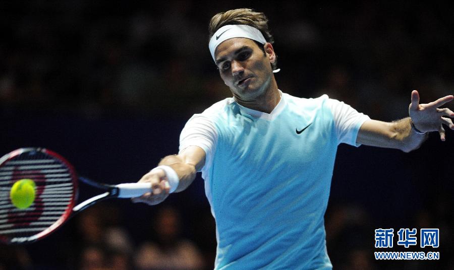 （体育）（2）网球&mdash;&mdash;国际网球超级联赛新加坡站：费德勒胜瓦林卡