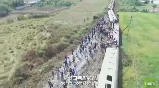 泰国火车撞上运牛车致5人死亡