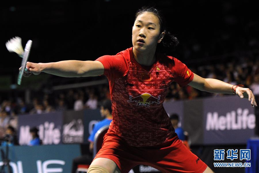 （体育）（1）羽毛球&mdash;&mdash;新加坡公开赛：孙瑜晋级
