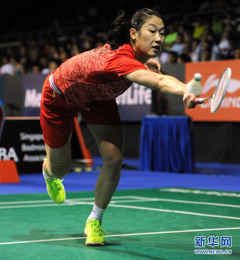 （体育）（2）羽毛球&mdash;&mdash;新加坡公开赛：孙瑜晋级