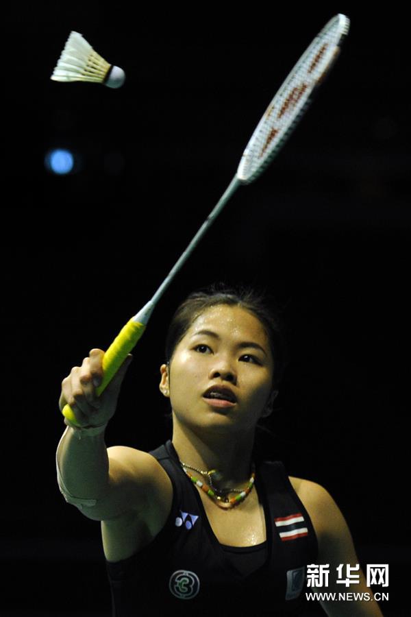 （体育）（3）羽毛球&mdash;&mdash;新加坡羽毛球公开赛：拉特查诺女单夺冠