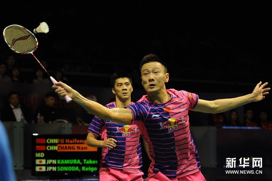 （体育）（3）羽毛球&mdash;&mdash;新加坡公开赛：傅海峰/张楠夺冠