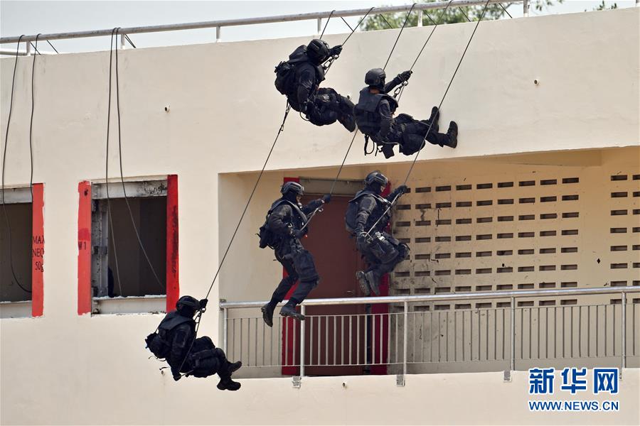 （XHDW）（3）东盟主办的海上安全与反恐联合演习在新加坡继续进行