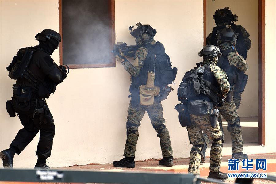 （XHDW）（5）东盟主办的海上安全与反恐联合演习在新加坡继续进行