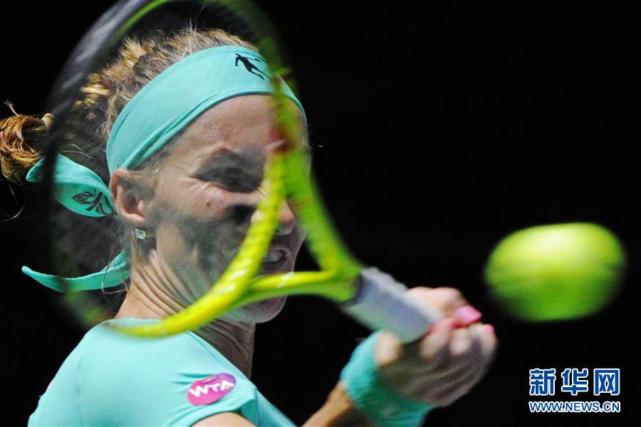 （体育）（3）网球——WTA年终总决赛：库兹涅佐娃胜普利斯科娃