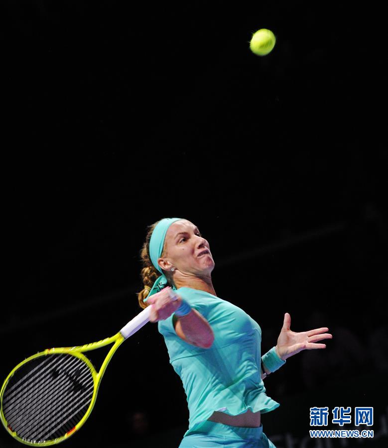 （体育）（4）网球——WTA年终总决赛：库兹涅佐娃胜普利斯科娃