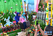 马来西亚举行普特拉贾亚花卉节