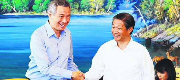 李顯龍：新加坡與新疆可加強社會管理合作