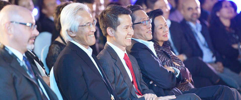 图为2012亚洲旅游业领袖峰会庆祝晚宴