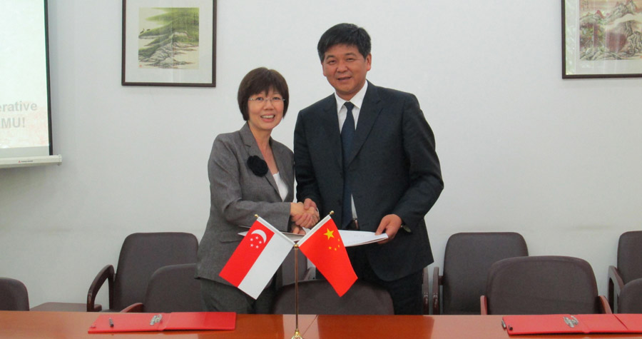 新加坡管理大学与中国的合作