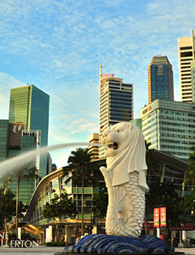 新加坡标志：鱼尾狮