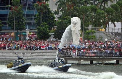 新加坡欢庆独立48周年
